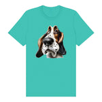 T-shirt Dog graphic 0062 - Teal