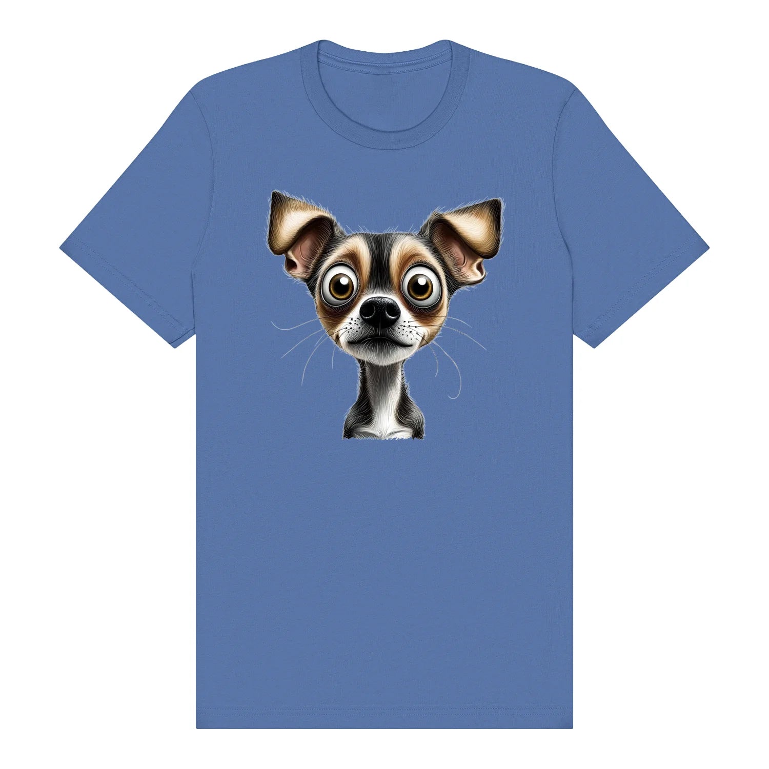 T-shirt Dog graphic 0063 - Columbia Blue