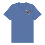 T-shirt Dog graphic 0063 - Columbia Blue