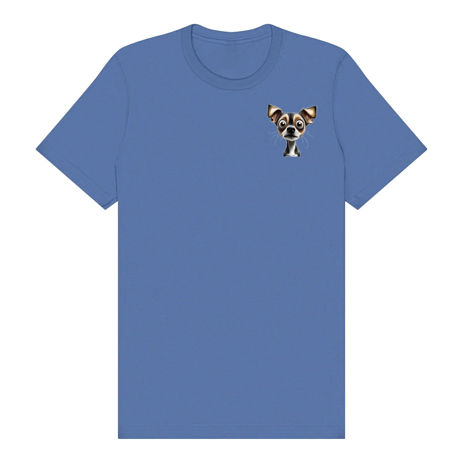 T-shirt Dog graphic 0063 - Columbia Blue