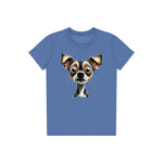 T-shirt Dog graphic 0063 - Columbia Blue