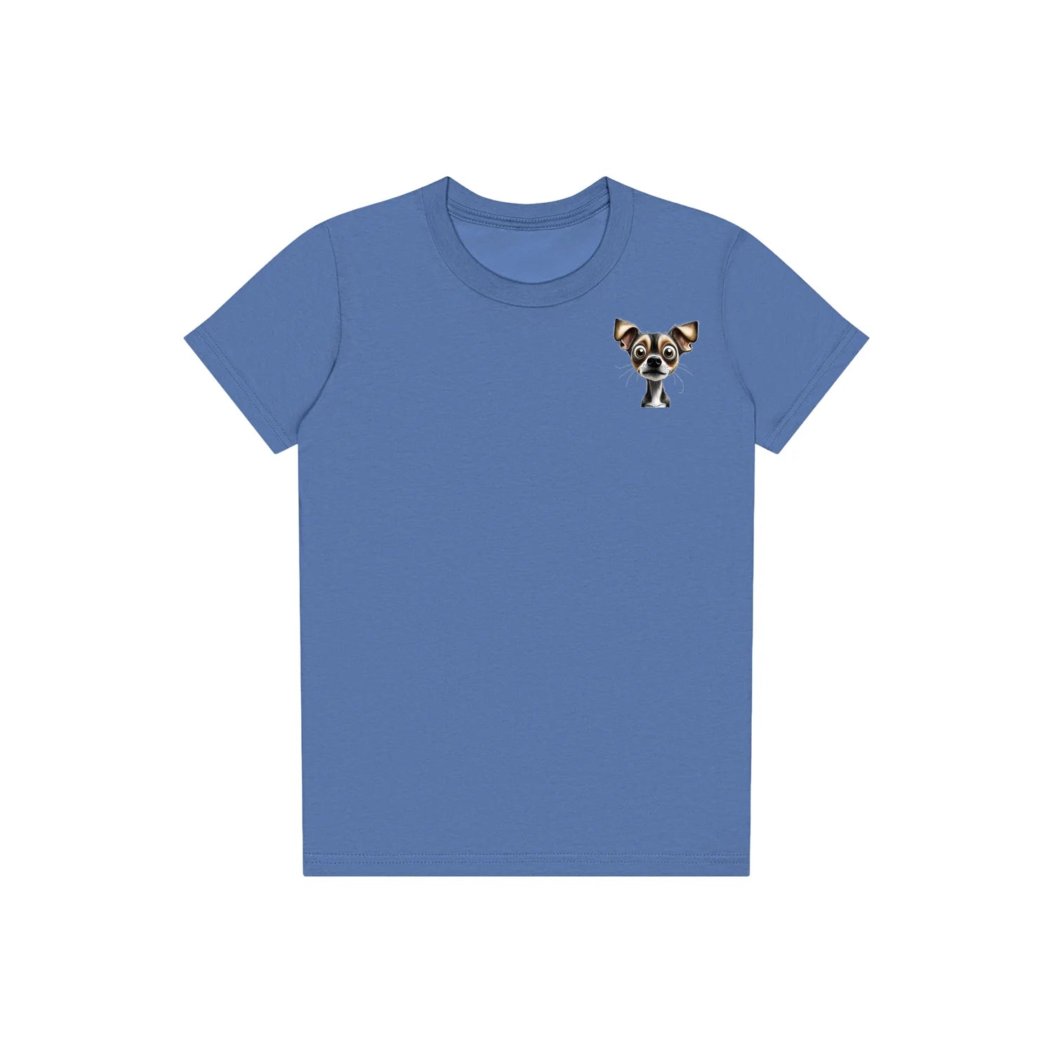 T-shirt Dog graphic 0063 - Columbia Blue