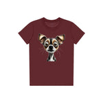 T-shirt Dog graphic 0063 - Maroon
