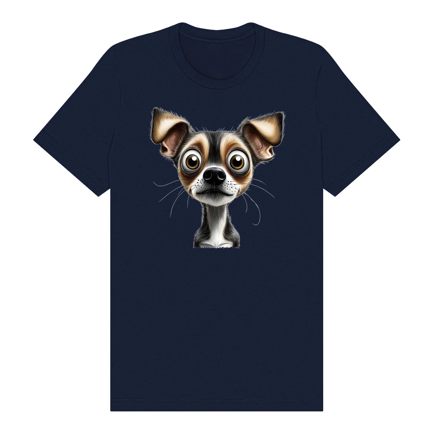 T-shirt Dog graphic 0063 - Navy