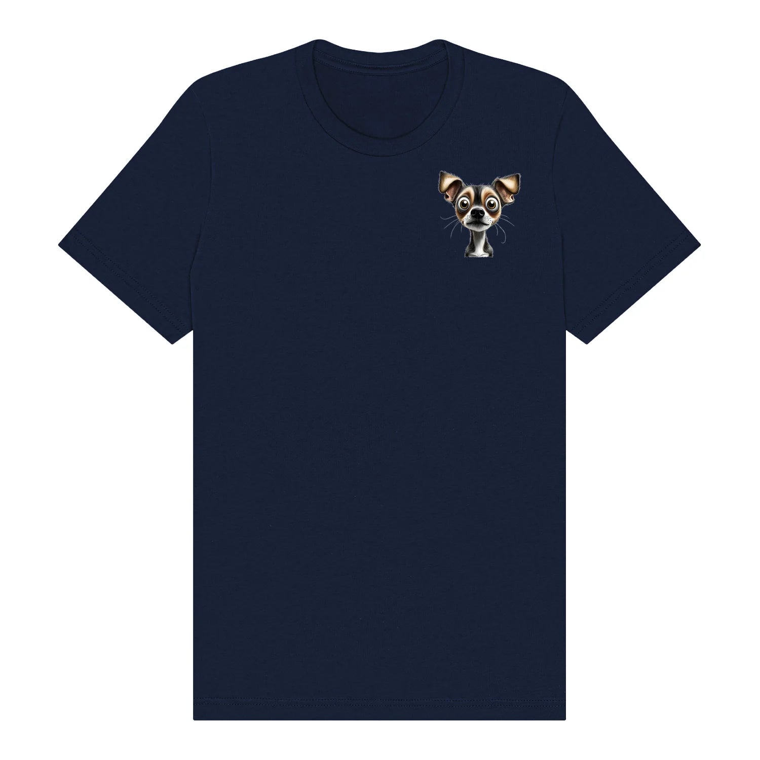T-shirt Dog graphic 0063 - Navy