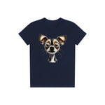 T-shirt Dog graphic 0063 - Navy