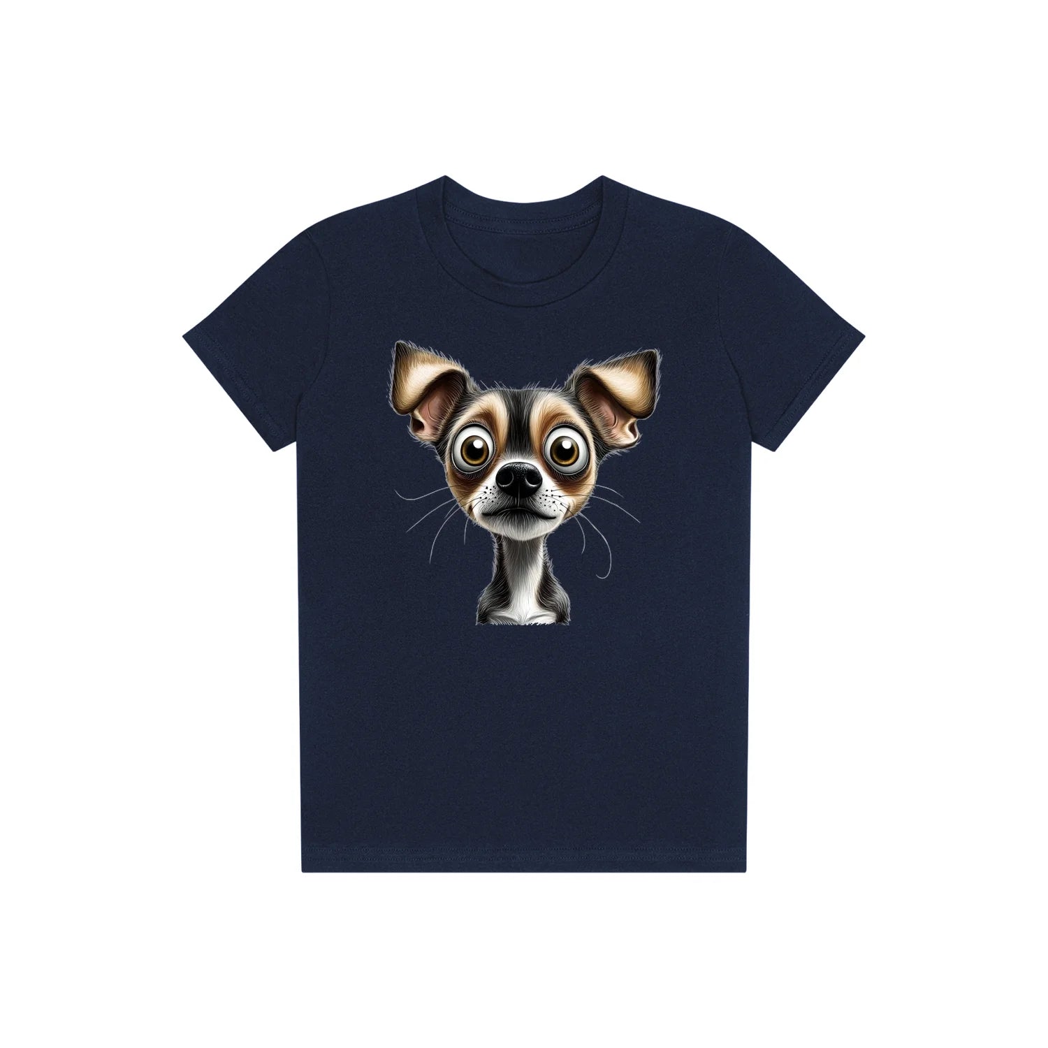 T-shirt Dog graphic 0063 - Navy