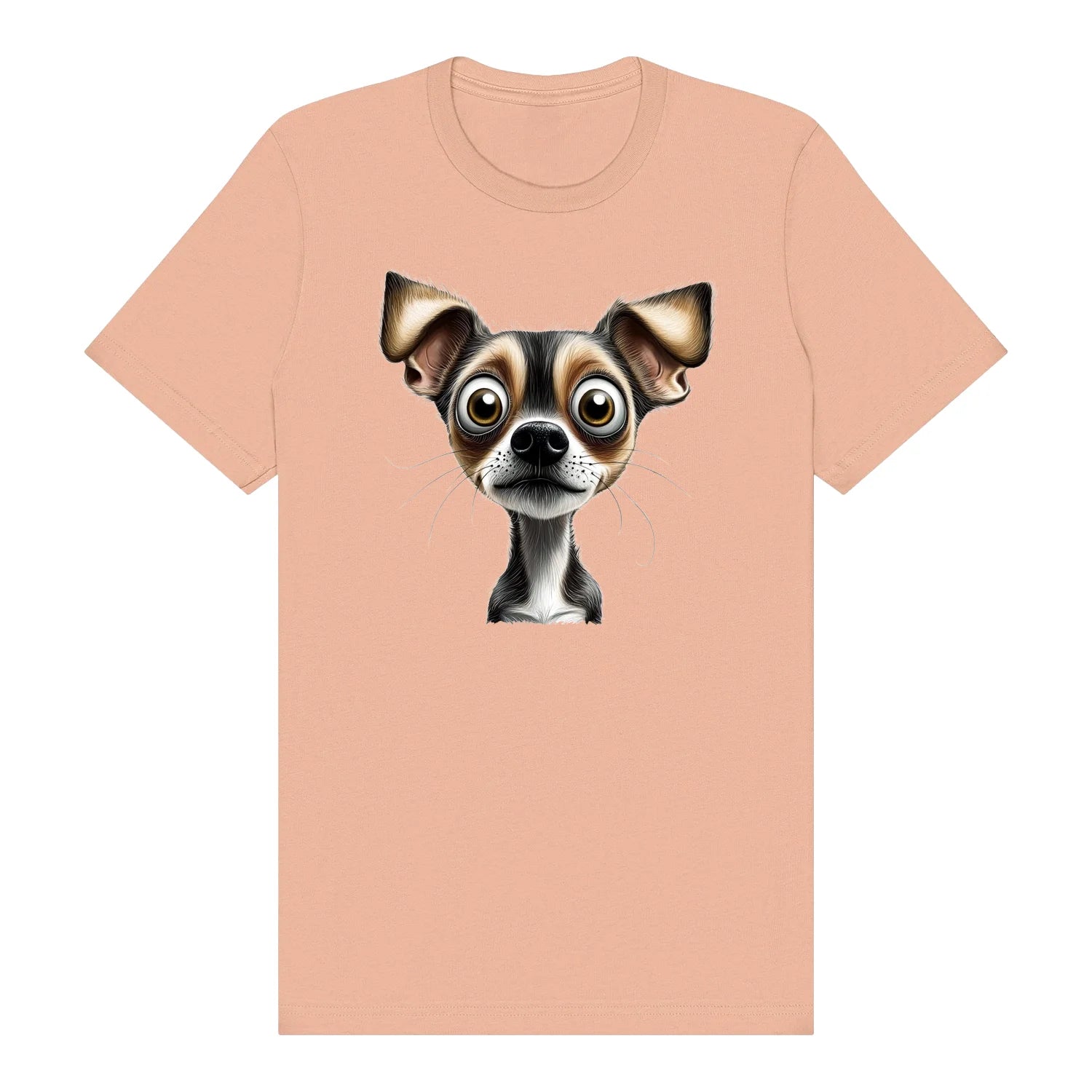 T-shirt Dog graphic 0063 - Peach
