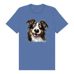 T-shirt Dog graphic 0064 - Columbia Blue