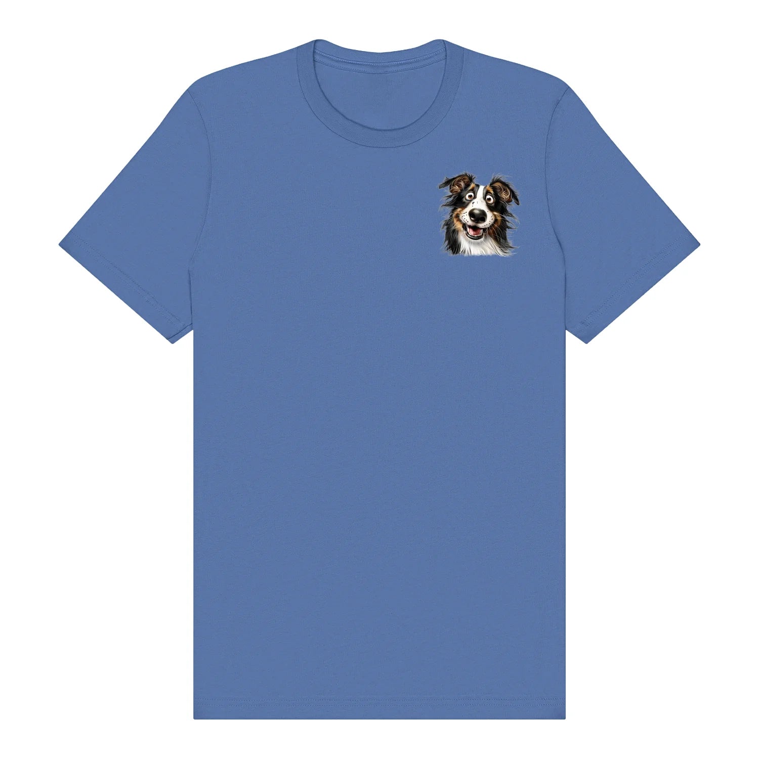 T-shirt Dog graphic 0064 - Columbia Blue