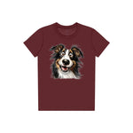 T-shirt Dog graphic 0064 - Maroon