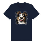 T-shirt Dog graphic 0064 - Navy