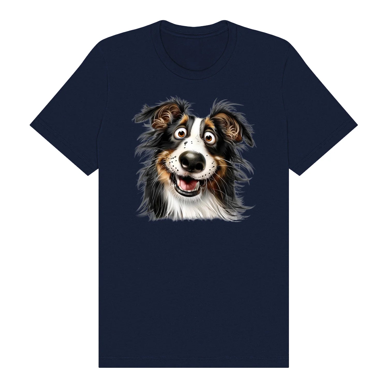 T-shirt Dog graphic 0064 - Navy
