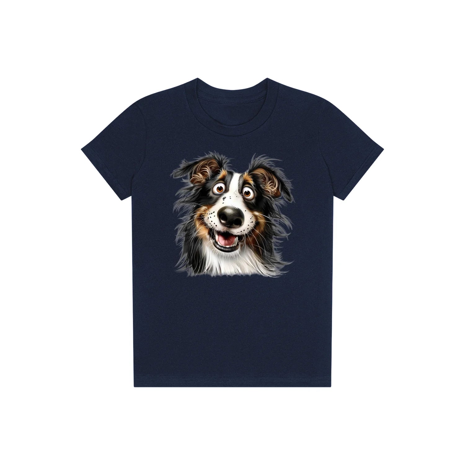 T-shirt Dog graphic 0064 - Navy