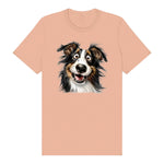 T-shirt Dog graphic 0064 - Peach