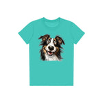 T-shirt Dog graphic 0064 - Teal
