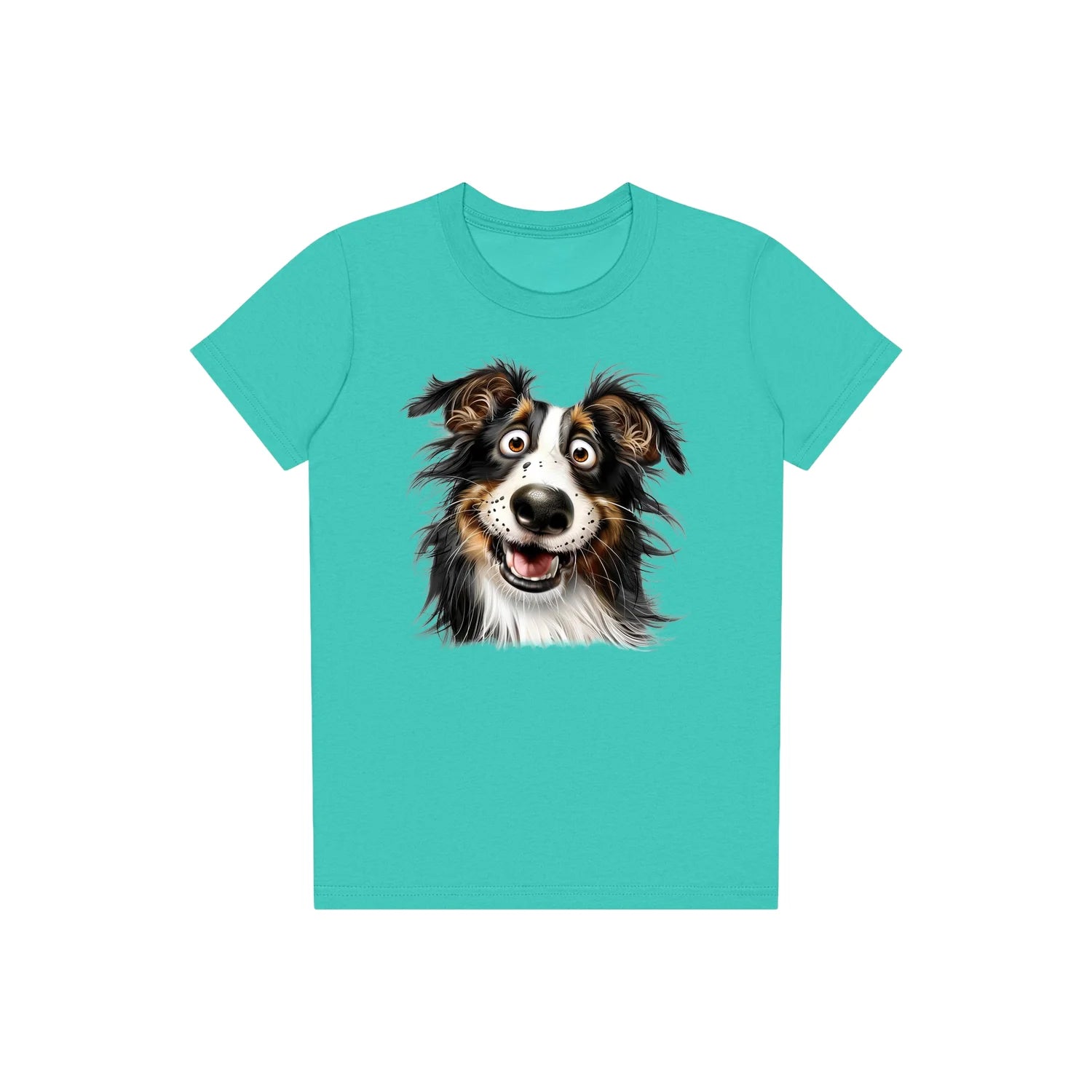 T-shirt Dog graphic 0064 - Teal