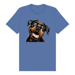 T-shirt Dog graphic 0065 - Columbia Blue