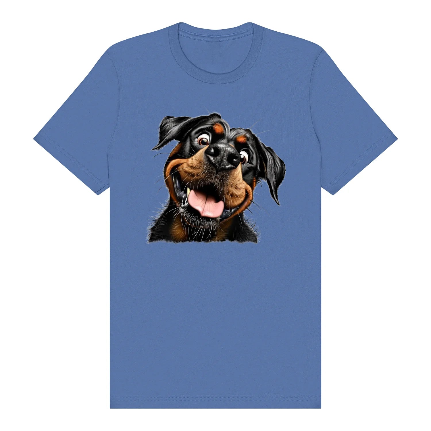 T-shirt Dog graphic 0065 - Columbia Blue