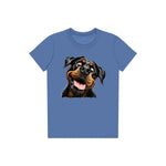 T-shirt Dog graphic 0065 - Columbia Blue