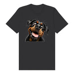 T-shirt Dog graphic 0065 - Dark Grey
