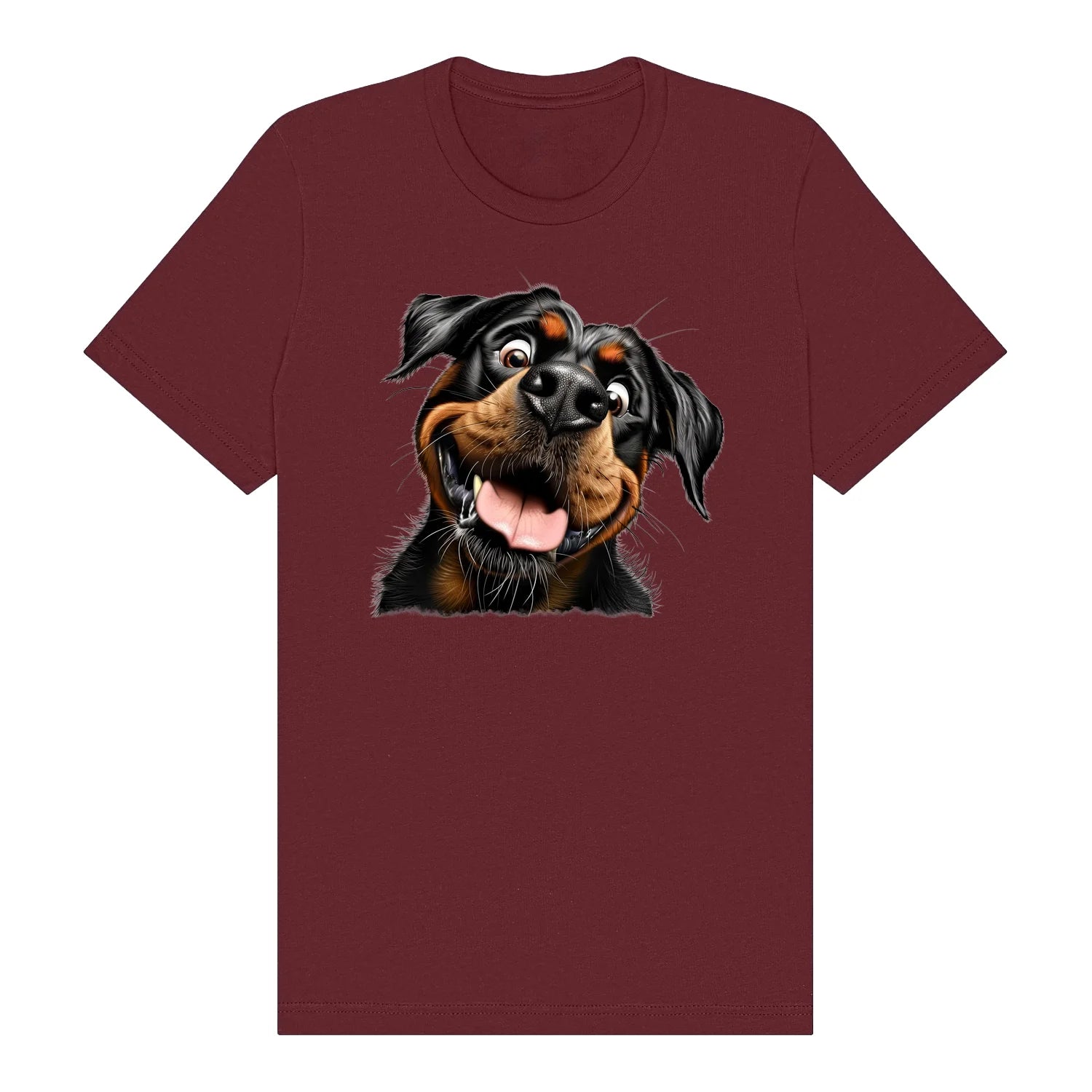 T-shirt Dog graphic 0065 - Maroon