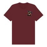 T-shirt Dog graphic 0065 - Maroon