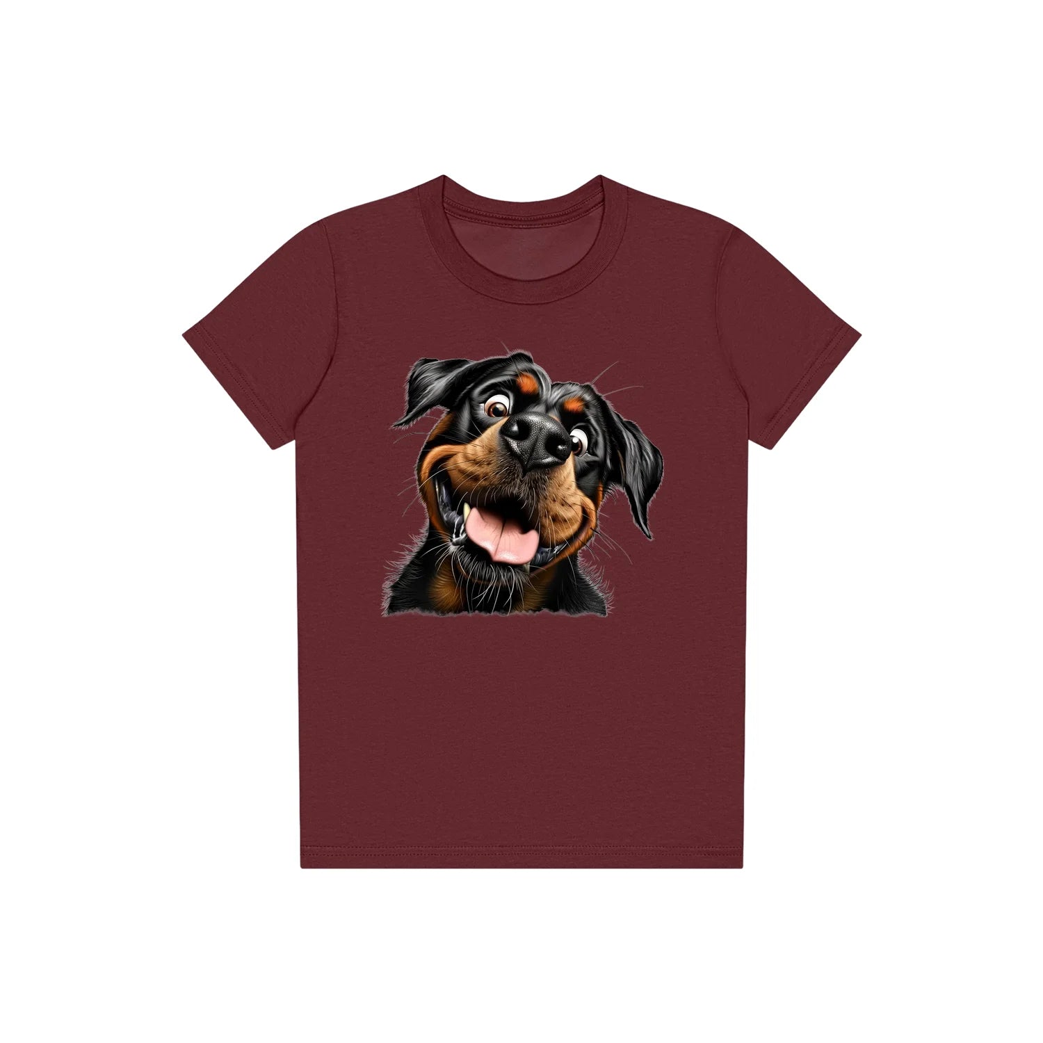 T-shirt Dog graphic 0065 - Maroon