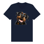T-shirt Dog graphic 0065 - Navy