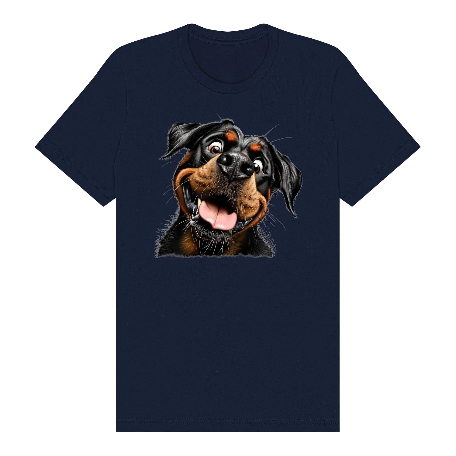 T-shirt Dog graphic 0065 - Navy