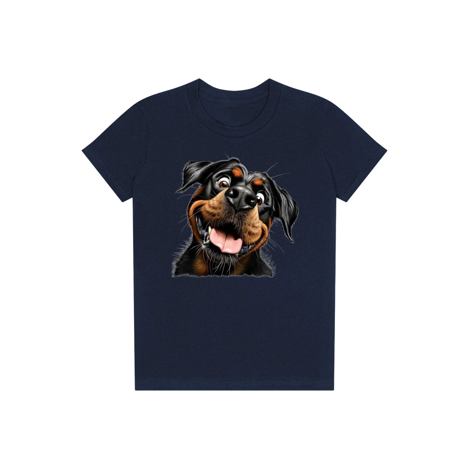 T-shirt Dog graphic 0065 - Navy