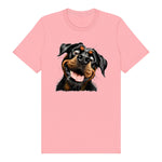 T-shirt Dog graphic 0065 - Pink