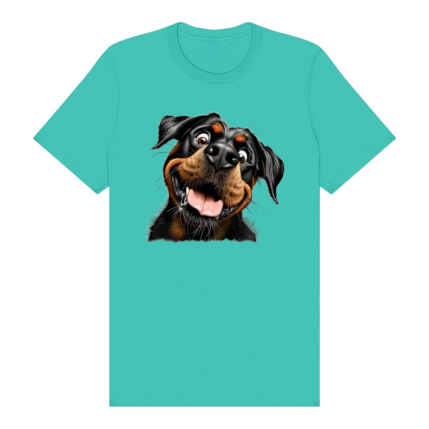 T-shirt Dog graphic 0065 - Teal