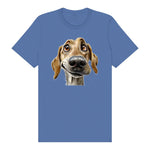 T-shirt Dog graphic 0066 - Columbia Blue