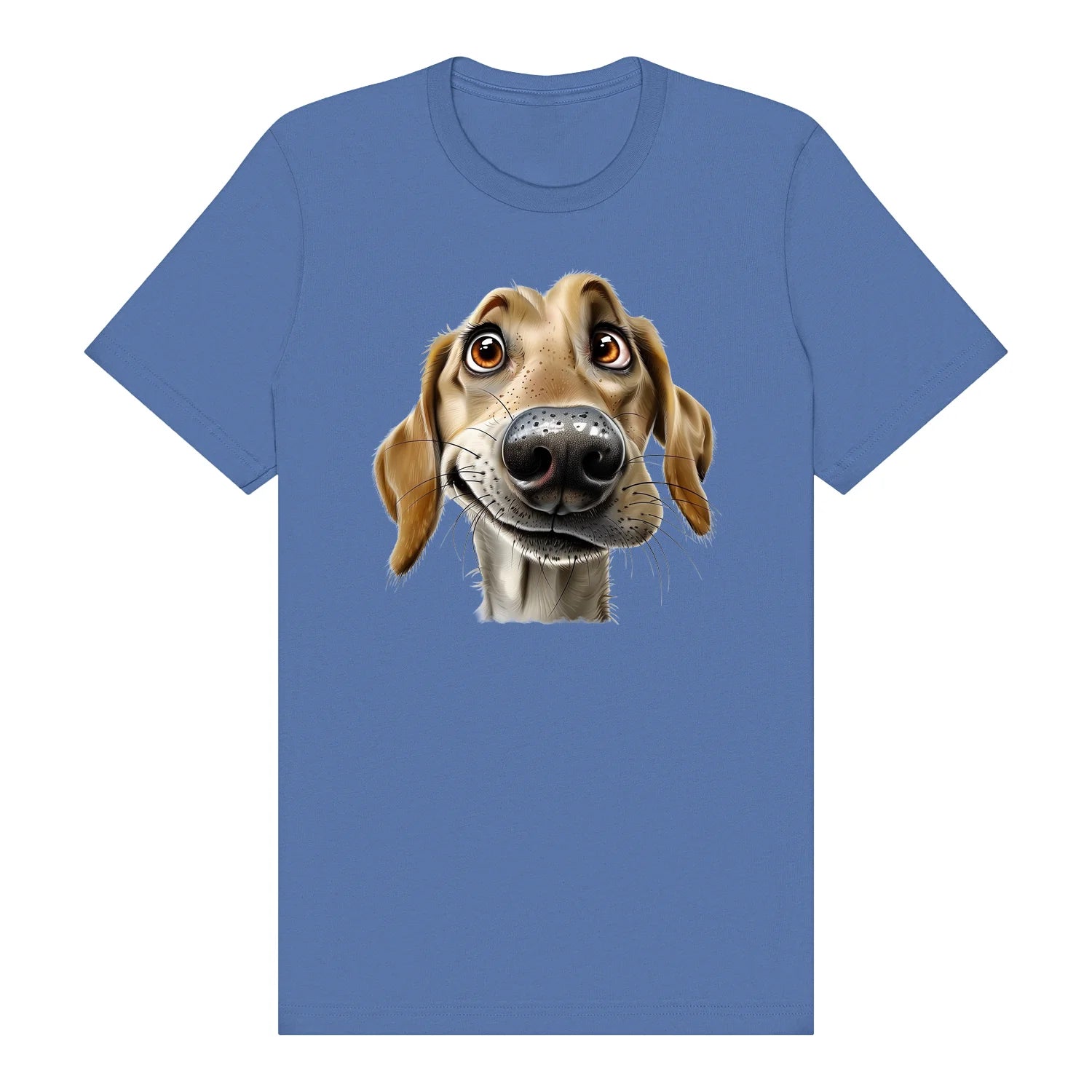T-shirt Dog graphic 0066 - Columbia Blue