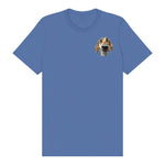 T-shirt Dog graphic 0066 - Columbia Blue