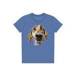T-shirt Dog graphic 0066 - Columbia Blue