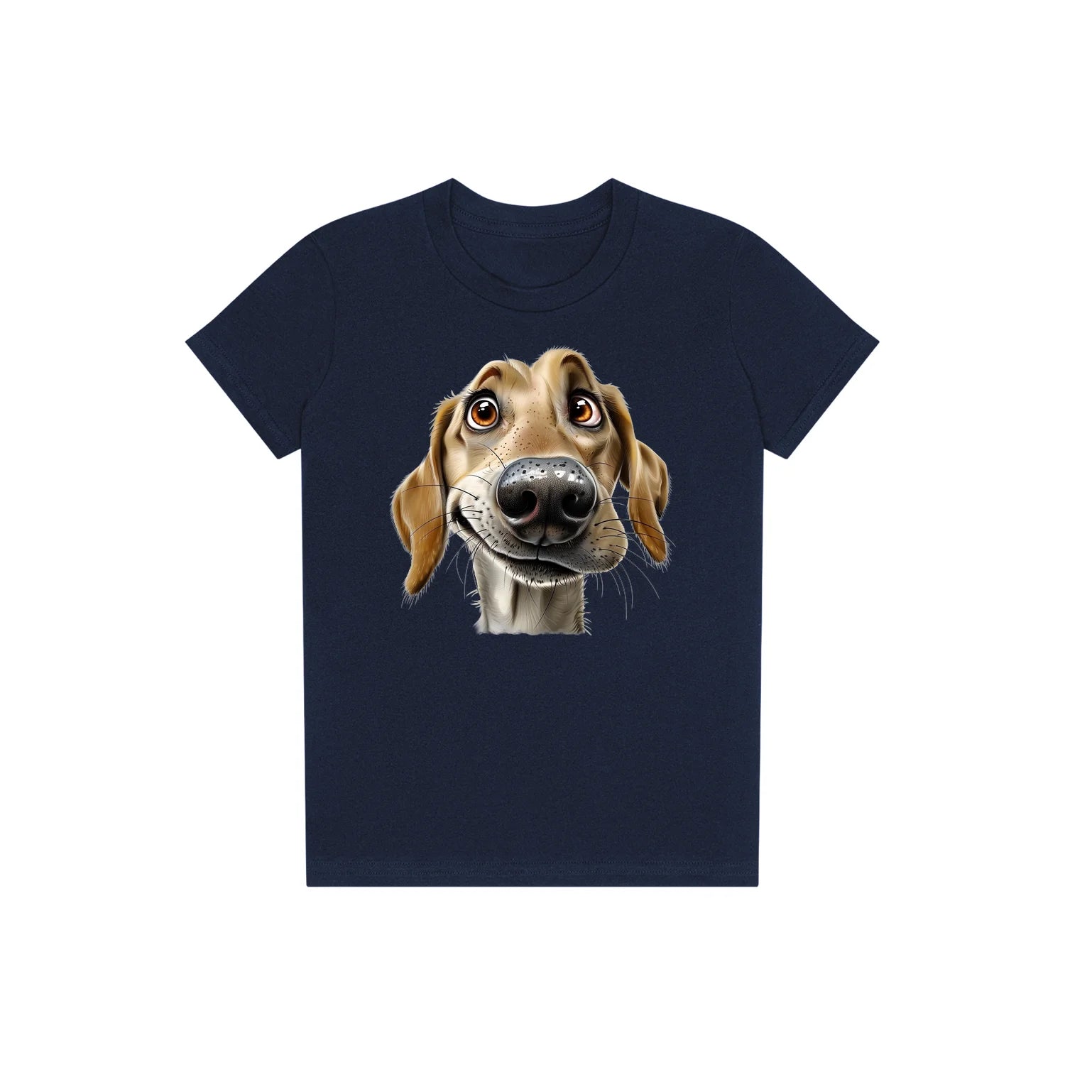 T-shirt Dog graphic 0066 - Navy