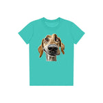 T-shirt Dog graphic 0066 - Teal