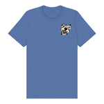 T-shirt Dog graphic 0067 - Columbia Blue