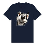 T-shirt Dog graphic 0067 - Navy