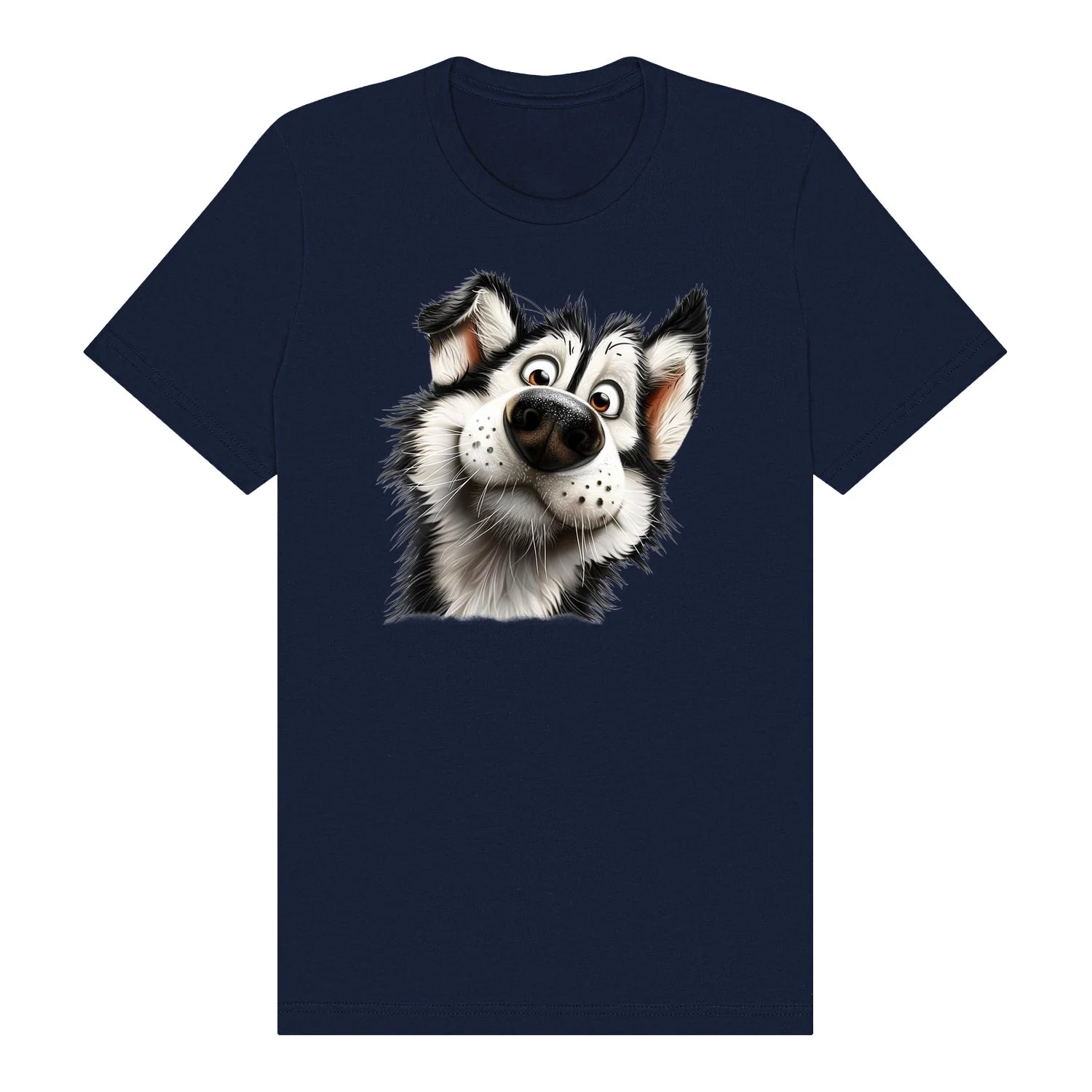 T-shirt Dog graphic 0067 - Navy