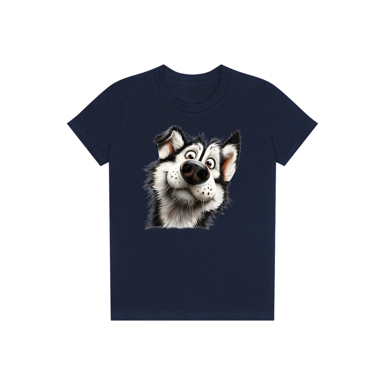 T-shirt Dog graphic 0067 - Navy