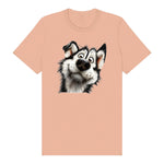 T-shirt Dog graphic 0067 - Peach