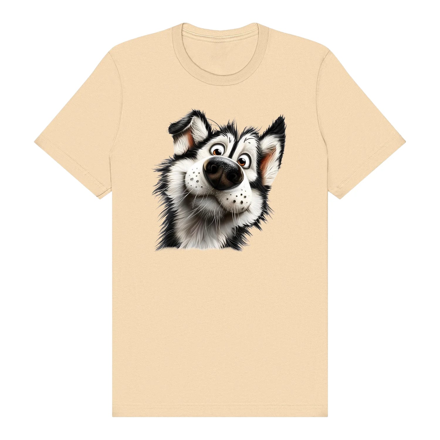 T-shirt Dog graphic 0067 - Soft Cream