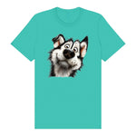 T-shirt Dog graphic 0067 - Teal