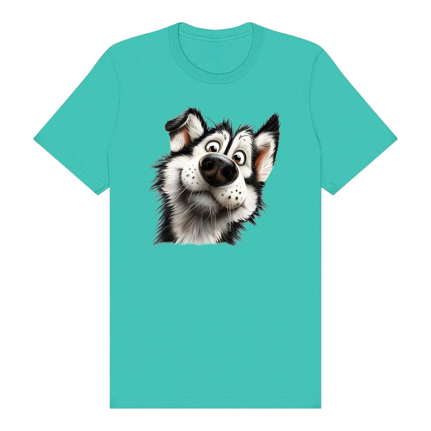 T-shirt Dog graphic 0067 - Teal