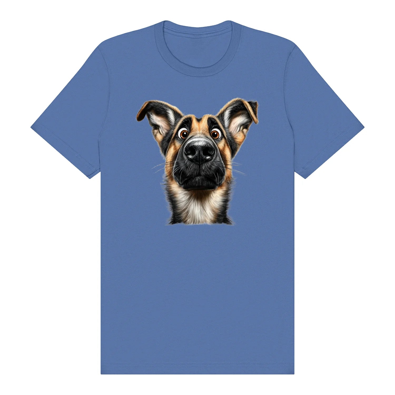 T-shirt Dog graphic 0068 - Columbia Blue