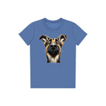 T-shirt Dog graphic 0068 - Columbia Blue