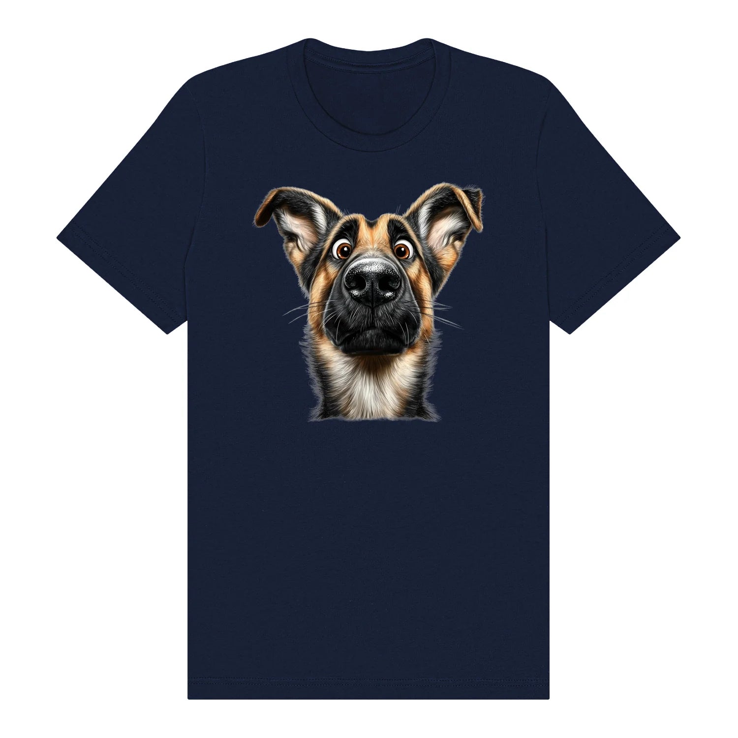 T-shirt Dog graphic 0068 - Navy